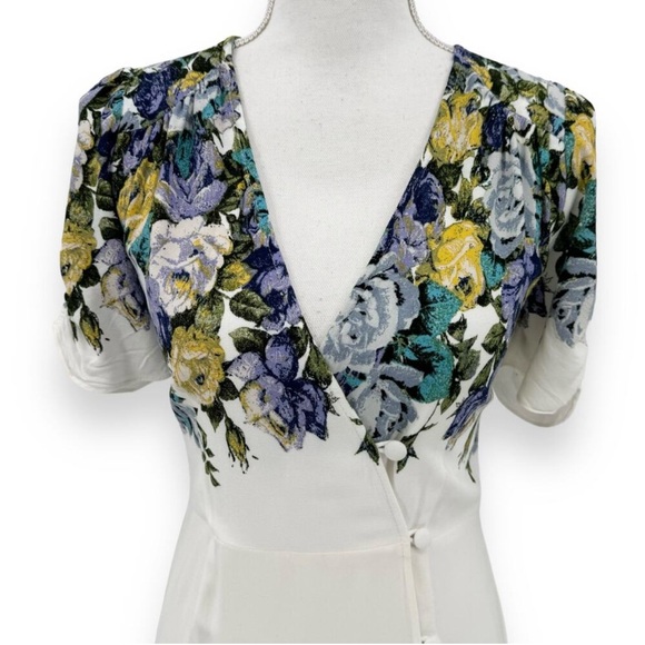 Free People Jamie Floral White Dress - Picture 4 of 9